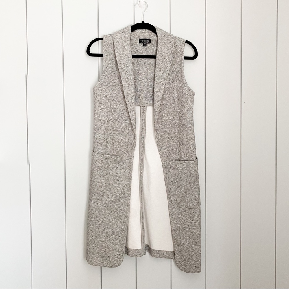 Topshop waterfall vest